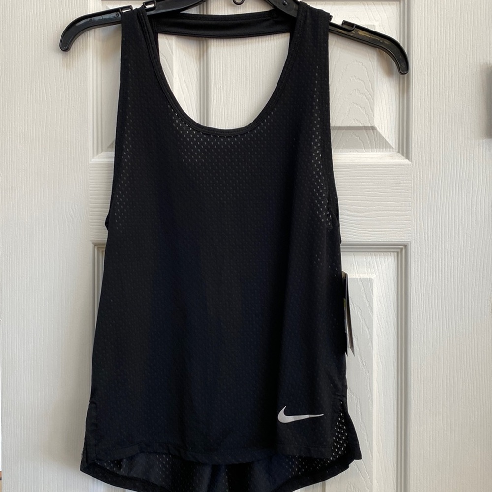 Black tank top